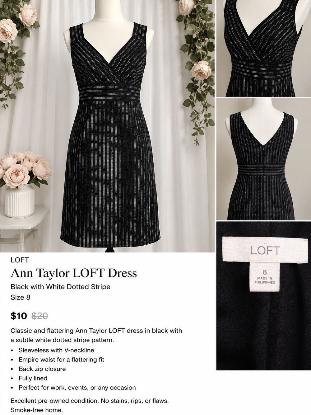 Ann Taylor Loft - Dress - Black - 8
